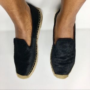 Steve Madden Lanii Calf Hair Espadrille Flat Shoes